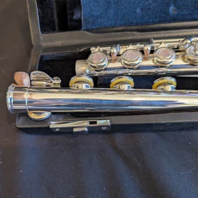 Mio M8 Sterling Silver B Foot Open Hole Professional Flute image 6