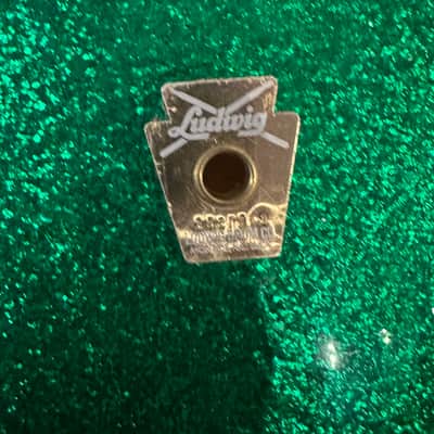Ludwig Monroe/BlueOlive 1980s - Green Sparkle image 3