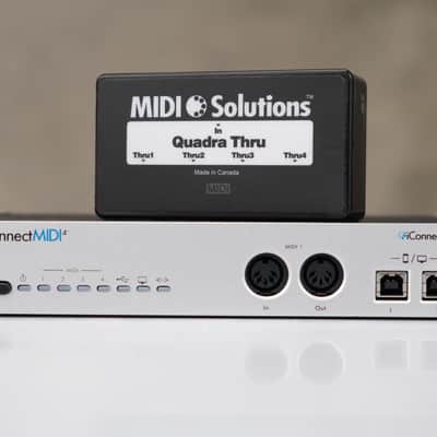 Immagine iConnectivity iConnect MIDI 4+ USB Interface w/ MIDI Solutions QuadraThru #58827 - 11