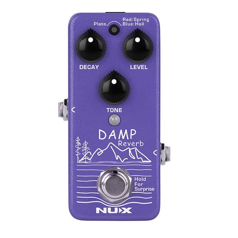 New NUX NRV-3 Damp Reverb Mini Guitar Effects Pedal image 1