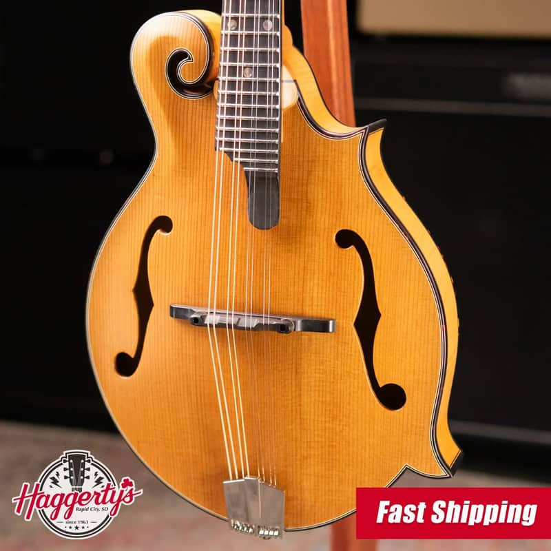 Eastman MD915-BD F-Style Mandolin - Blonde with Hardshell Case image 1