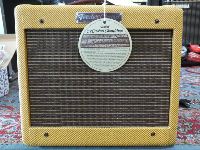 Fender '57 Custom Champ 2-Channel 5-Watt 1x8" Guitar Combo 2016 - Present - Lacquered Tweed image 1