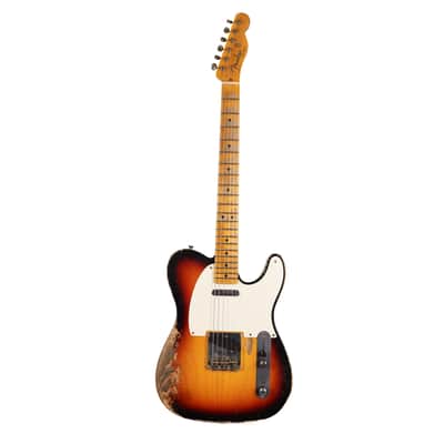 Fender Custom Shop 1955 Telecaster Masterbuilt Andy Hicks Heavy Relic 2-Tone Sunburst image 2