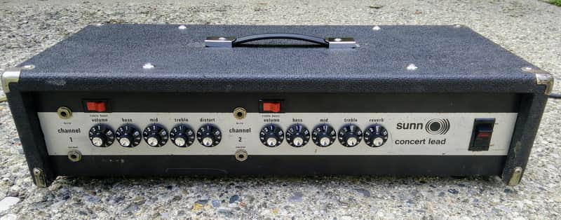 Sunn Concert Lead 1973 Silverface, recently serviced image 1