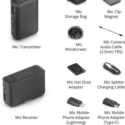 (1 TX + 1 RX), Wireless Lavalier Microphone, 250m (820 ft.) Range, Compact and Ultra-Light, 14-Hour Recording, Wireless Microphones for PC, iPhone, Android, Cameras, Vlogs, Live Stream image 2