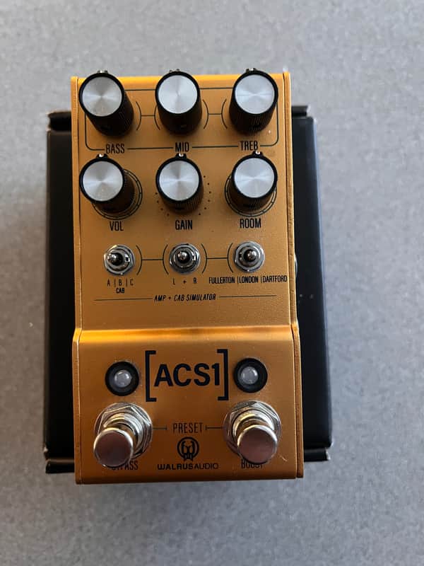 Walrus Audio Mako ACS1 Amp + Cab Simulator 2021 - 2024 - Gold image 1