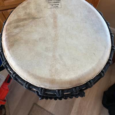 Toca Percussion 14" x 42" Makuta Leader Drum  Black-Stained Mahogany w/Mallets image 3