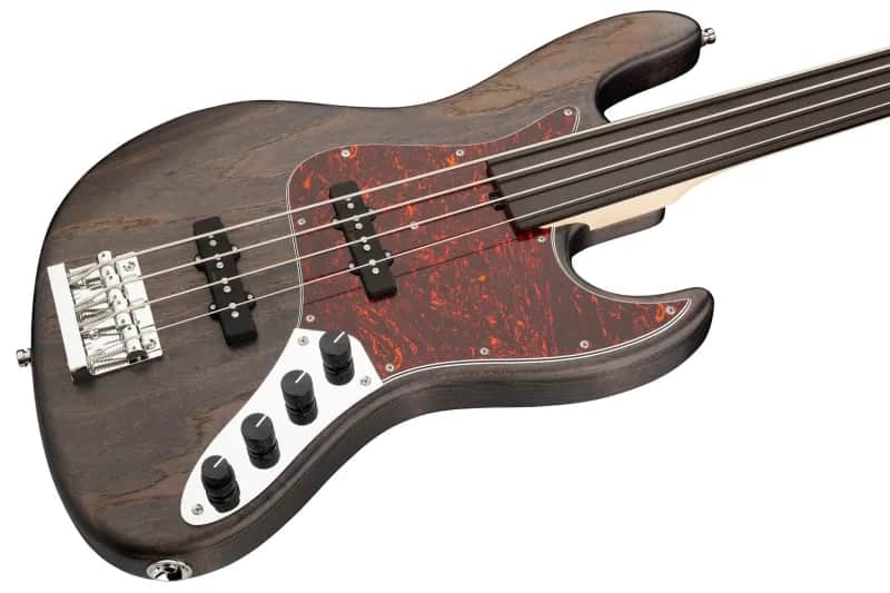 Sadowsky MetroLine 21-Fret Vintage J/J Bass Tigerstripe Ebony Fingerboard 4-String Fretless image 1
