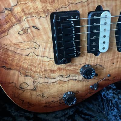 Suhr Modern Spalt Maple Brown Burst: Black Limba Body image 6