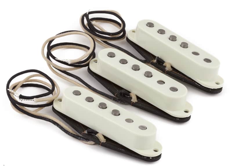 Fender Pure Vintage '59 Strat Pickup Set Vintage White (3)