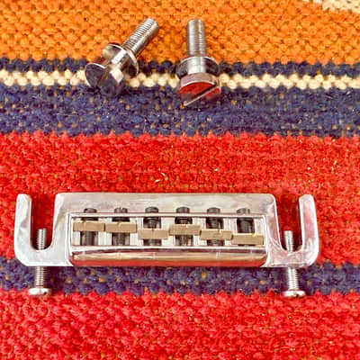 Used Leo Quan Badass Wraparound Guitar Bridge Chrome 1980's Vintage Wrap Bad-Ass image 7