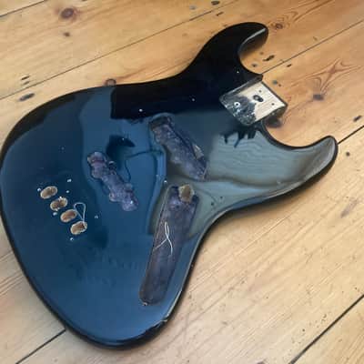1970s Vintage Hohner Japan Jazz Bass Guitar Body Roadworn image 2