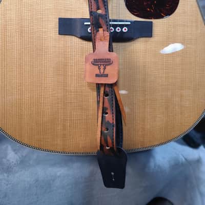 The Backwater- Handcrafted Full-Grain Leather Guitar Strap with Genuine Louisiana Alligator image 6