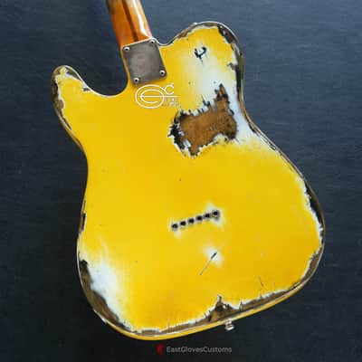Fender Telecaster Yellow Heavy Aged Heavy Relic Bild 9