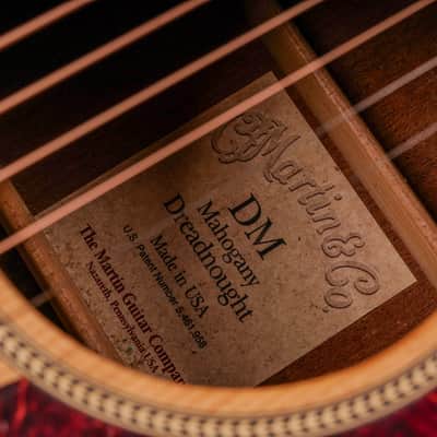 Martin DM Dreadnought Mahogany USA Nazareth + Original Case – Fully Set Up image 8