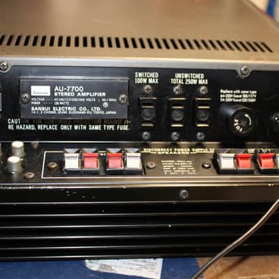 Restored Sansui AU-7700 Integrated Amplifier image 9