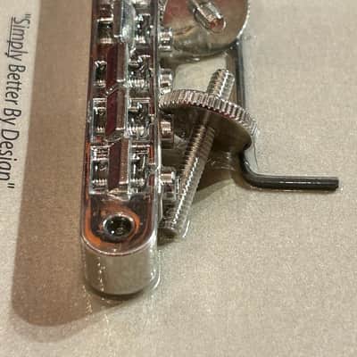 TonePros TP6-C Standard Metric Locking Tune-O-Matic Bridge 2020’s - Chrome image 5