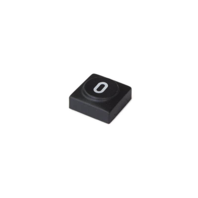 Oberheim - Xpander , Matrix 12 - Black panel switch cap with numeral '0' image 1