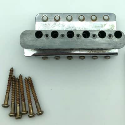 Relic’d Stratocaster Style Tremolo Vibrato - Relic’d Chrome/Nickel image 5