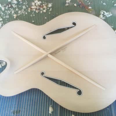Alexander Polyakov Instruments New Yorker 18" archtop guitar 2021 Gloss laquer image 21
