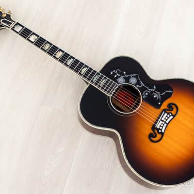 1995 Gibson J-200 Deluxe Limited Run Jumbo Sunburst, Rosewood Back + Sides, Near-Mint w/ Case image 13