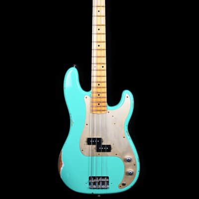Fender Custom Shop '59 Precision Bass from 2018 in Seafoam Green with original Hardcase image 1