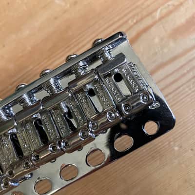 Wilkinson WV6 Stratocaster Guitar Tremolo Bridge Unit Steel Block 54mm image 4