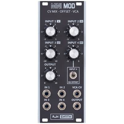 AJH Synth CV Mixer Offset VCA Eurorack Module (Vintage Black) image 1