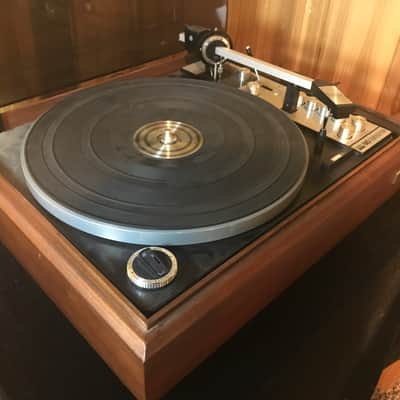 BSR McDonald 810 Transcription vintage wood base turntable record player phonograph with Audio Techn image 5