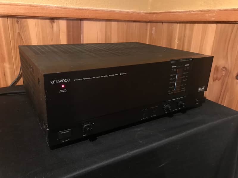 Kenwood Basic M2 Stereo Power Amplifier Black Chassis 200 watts per channel image 1