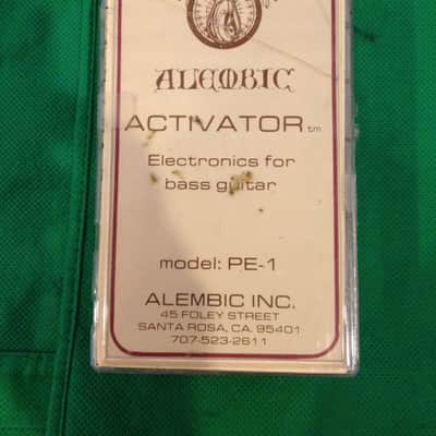 Alembic Activator PE-1 mid 1980s black (precision bass pickup, preamp, and tone control) image 2
