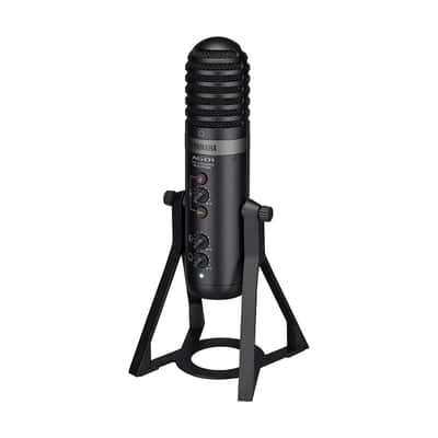 Yamaha AG01 B Live Streaming USB Microphone Black with Mixer/USB Interface image 1