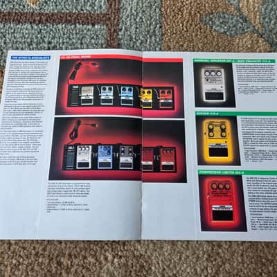 Vintage 1980's DOD Pedal Catalog! Rare, Original Case Candy, Paperwork! image 2