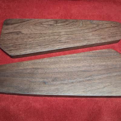 Yamaha S80 Synthesizer Replacement Wood End Panels - Solid Exotic African Sapele Wood image 3