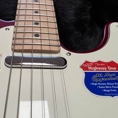 Fender Highway One Telecaster 2008 TIME CAPSULE! Translucent Red American Tele USA Guitar image 5