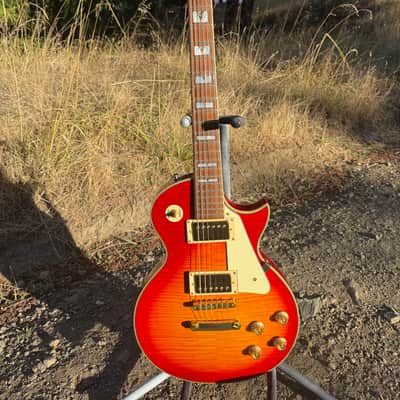 Jay Turser Single Cut les paul jt200 D - Heritage Cherry Sunburst image 3