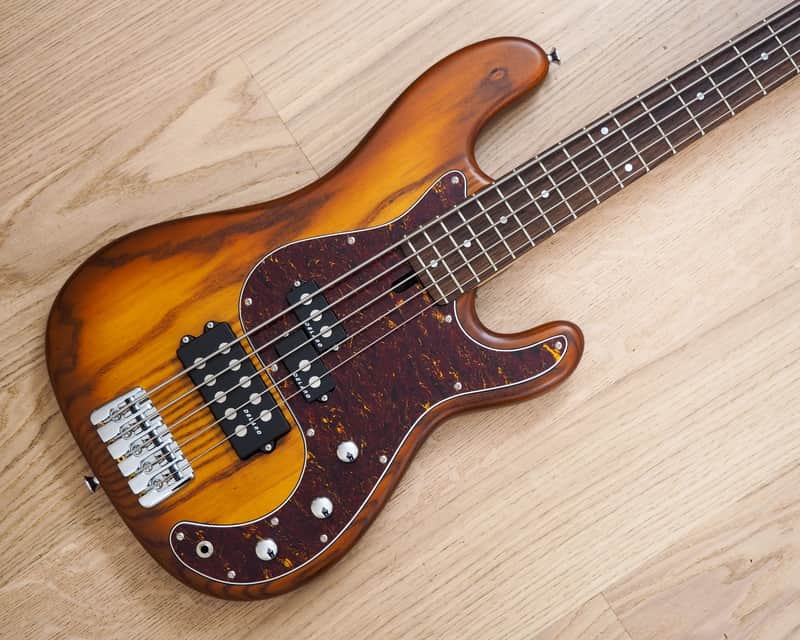 Maruszczyk Instruments Jake 5 String Electric Bass Guitar Sunburst w/ Gigbag image 1