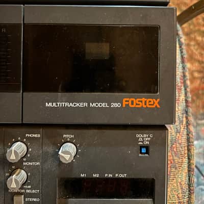 Fostex Model 280 4-Track Cassette Recorder / Mixer 1990s - Grey image 2