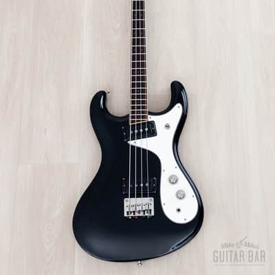 1990 Mosrite Ventures Model Bass Standard Series VMB-900 Black w/ Case, Japan Kurokumo image 2