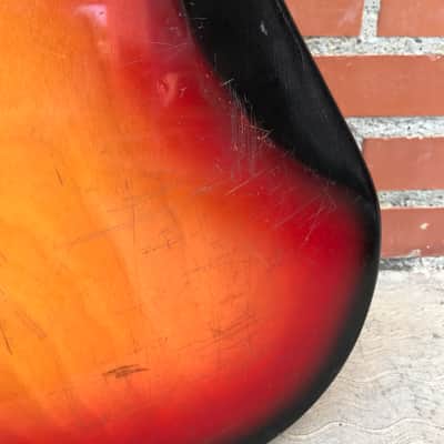Teisco/Silvertone/Sakai "Tacoma" Electric Bass 57H01490L 1970-1971 Sunburst *FREE SHIPPING* image 11