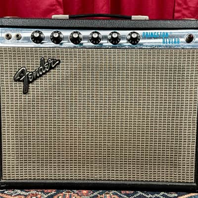1975 Fender Princeton Reverb 1x10 Combo Guitar Amplifier image 2