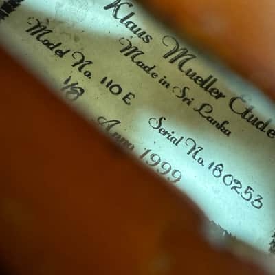 Klaus Mueller Etude Violin 1/8 Outfit image 9