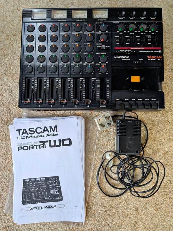 TASCAM Porta Two Ministudio 4-Track Cassette Recorder | Reverb UK