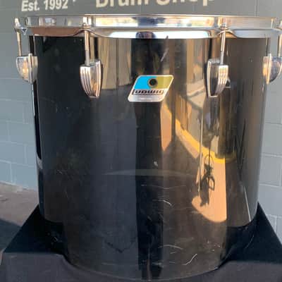 70's Ludwig Smoke Vistalite 14x16" Concert Tom image 2