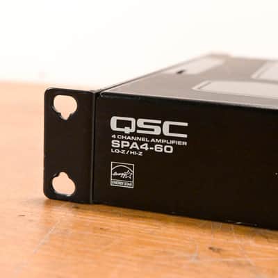 QSC SPA4-60 Four-Channel Power Amplifier CG01ZMF image 4