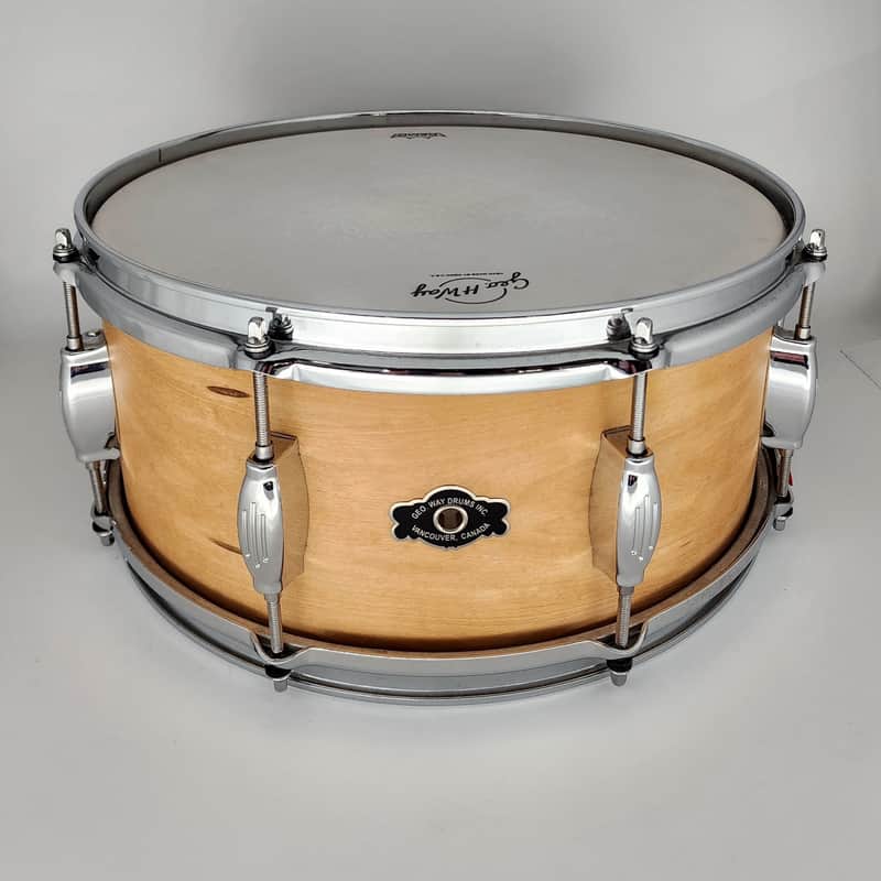 Used George Way Advance Solid Ply Maple Snare Drum 14x6.5 Natural Satin image 1