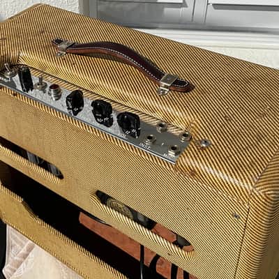Fender Deluxe 5E3 Narrow Panel 15-Watt 1x12" Guitar Combo 1955 - 1960 !video! image 7