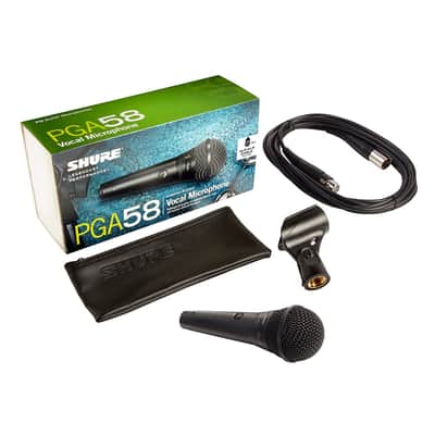 Shure PGA58-XLR Cardioid Dynamic Vocal Microphone (with XLR Cable) image 2
