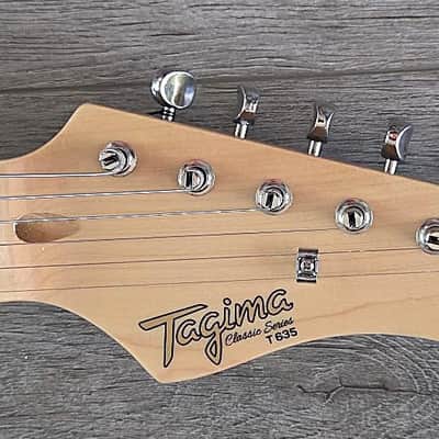 Tagima T635 W/ Lace Sensor Pickups Factory Upgrade Gtr Stand, Strap, Cable And Xtra Strings! image 8