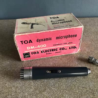 Vintage Toa  DM-400 dynamic microphone, Japan 1965 image 1